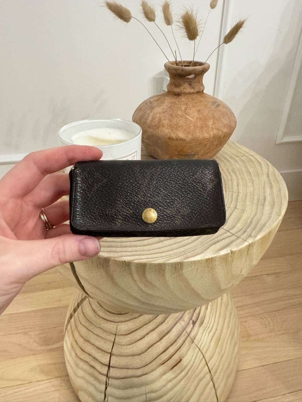 ✅AUTH✅LOUIS VUITTON MONOGRAM  Snap Key Holder